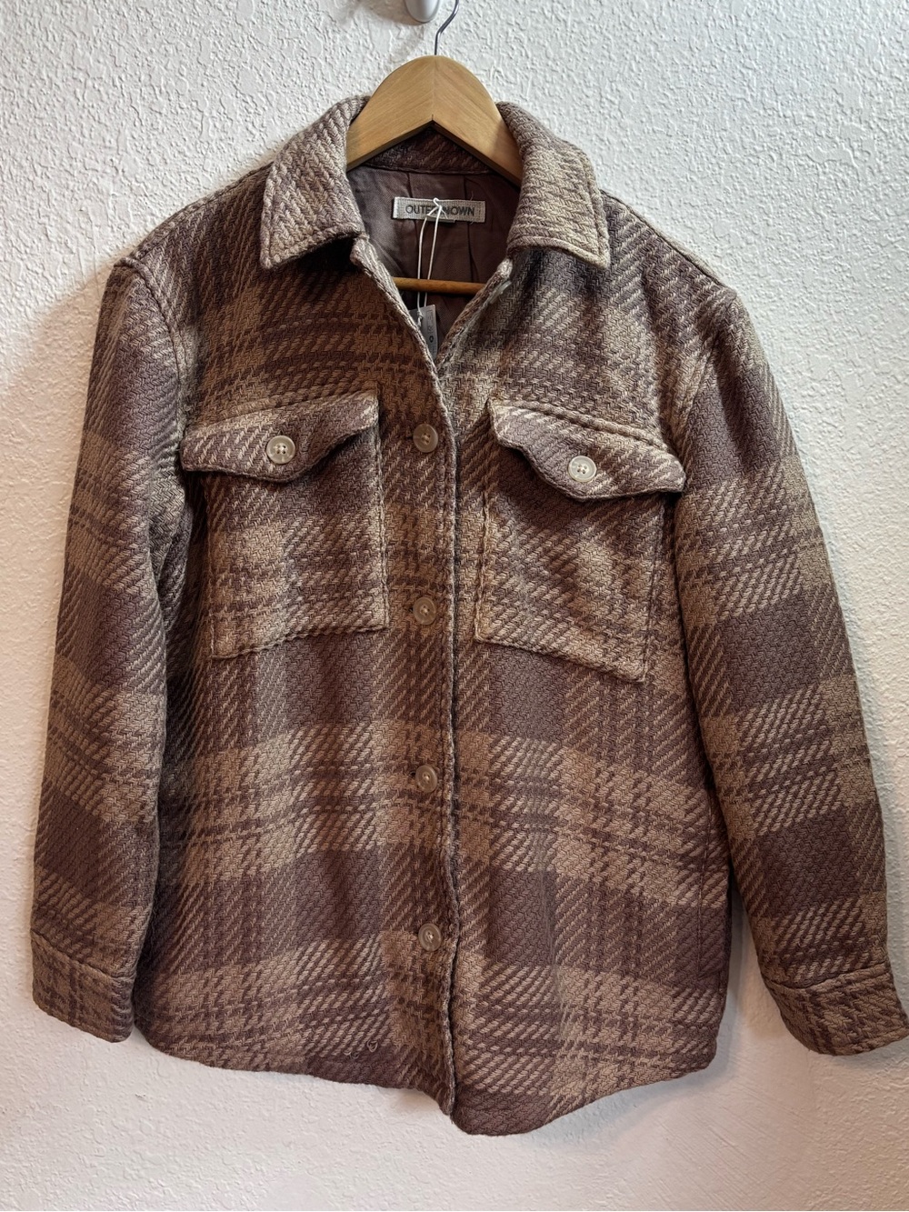 Outerknown Cloud Weave Shacket XS NWT